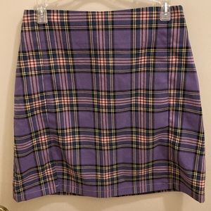 ✰Brandy Melville Purple Plaid Cara Skirt ✰